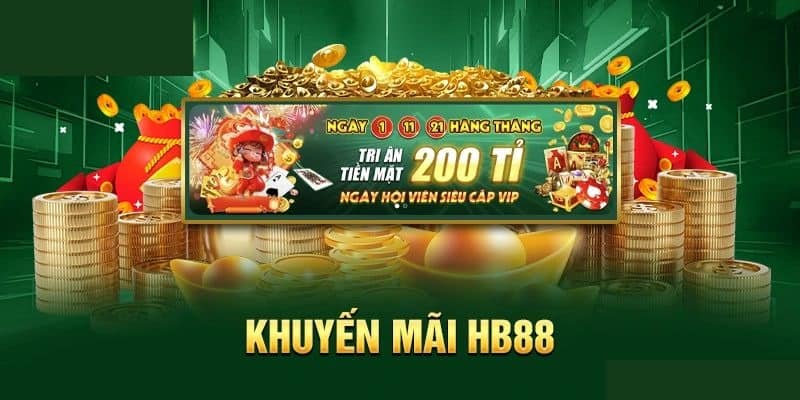 Khuyến mãi HB88 tạo hồ sơ mới tặng ngay 200k